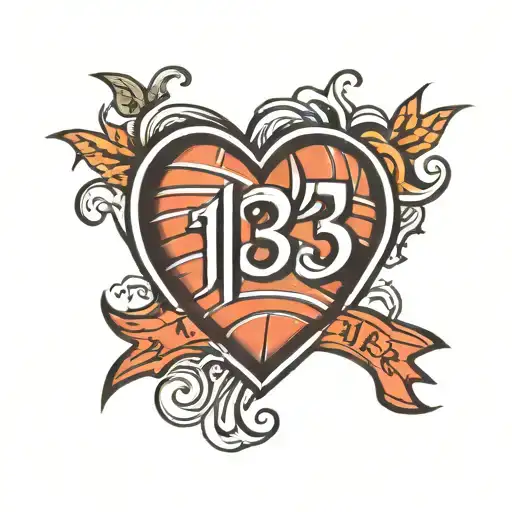 Basketball Number 13 Love