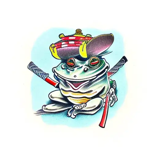Samurai Frog