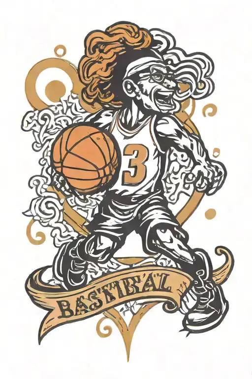 Number 13 Basketball Love Heart