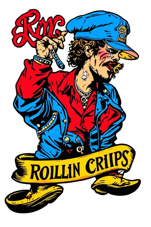 Gang Name Rollin Crips Main Color Is Blue
