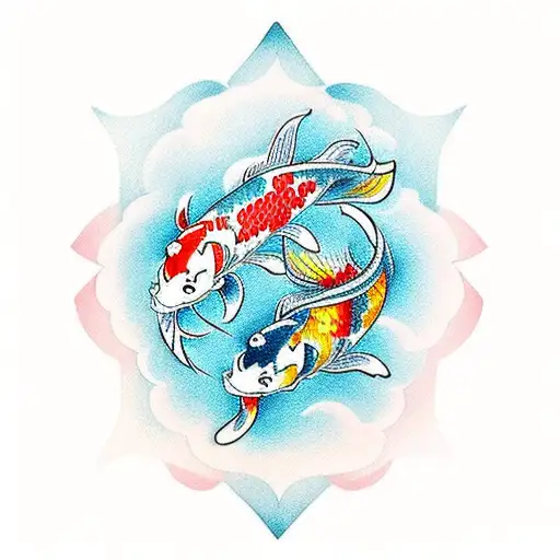 Matching Koi Fish With Libra And Scorpio Zodiac Sign Inside