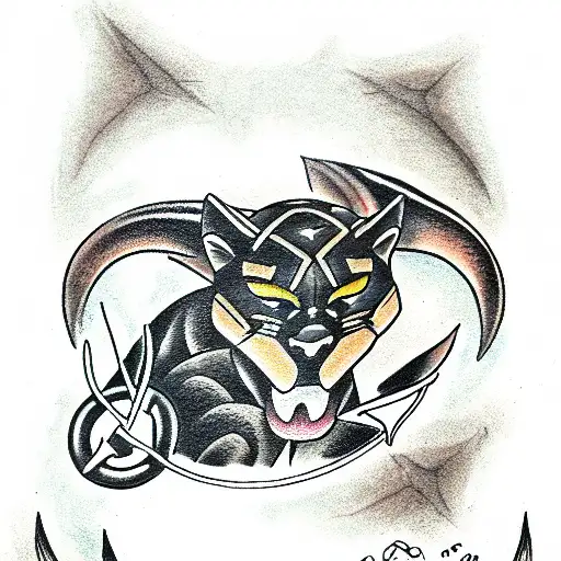 Black Panther In The Path To Dicover The Triple Horn Of Odin