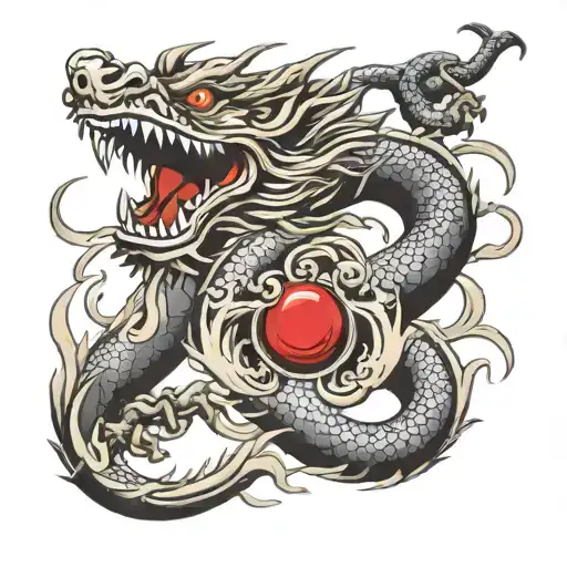 Japanese Dragon Wrapped