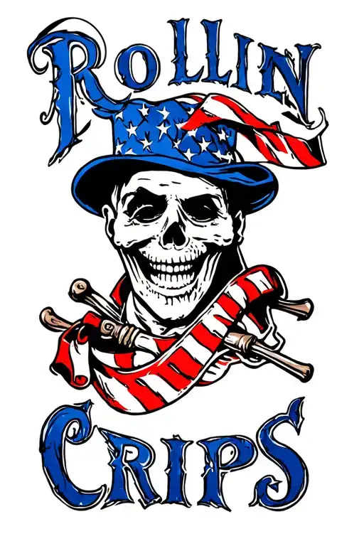 Gang Name Rollin Crips Main Color Is Blue