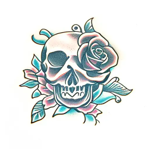 Skull And Roses