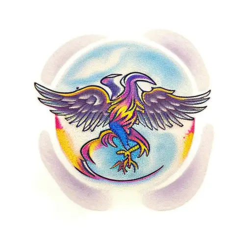 Phoenix For Back Shoulderblade