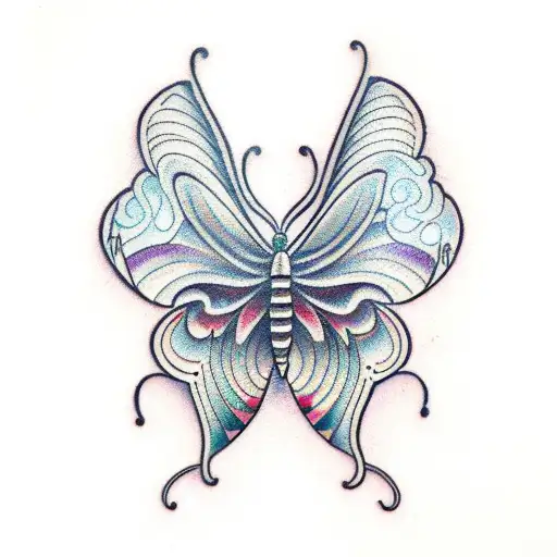 Infinity Symbol Butterfly