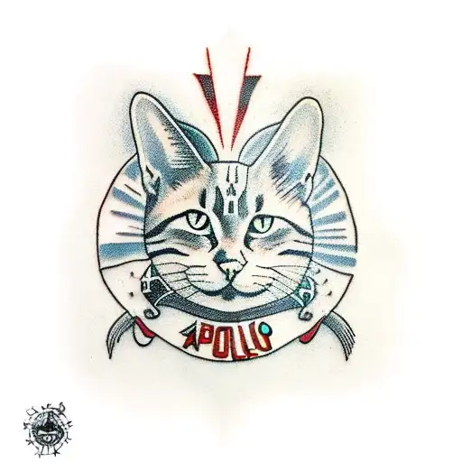 Apollo Logo And Cat