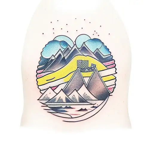 Best Friends Bikinis Forest Mountains