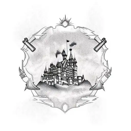 Castle Made Of Crystal