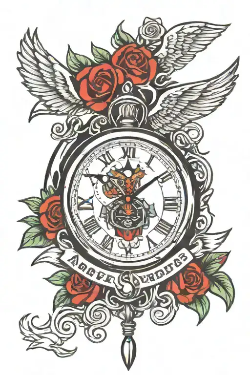 Clock Face With Airforce Idea Inspired