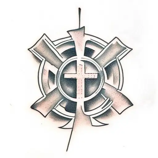 Christian Cross With Verse