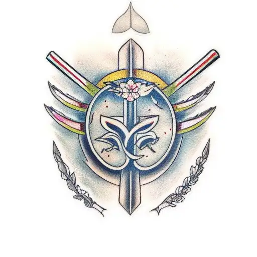 Create A Neotraditional Tattoo Of Sword Lilies And A Branch Of Rowan Berries Placed On The Ribs