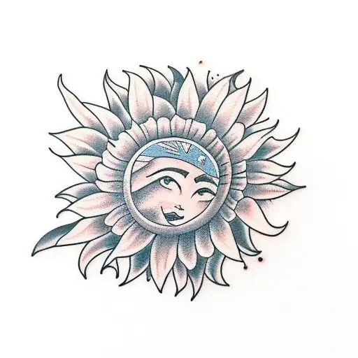 Bouque With Sunflower