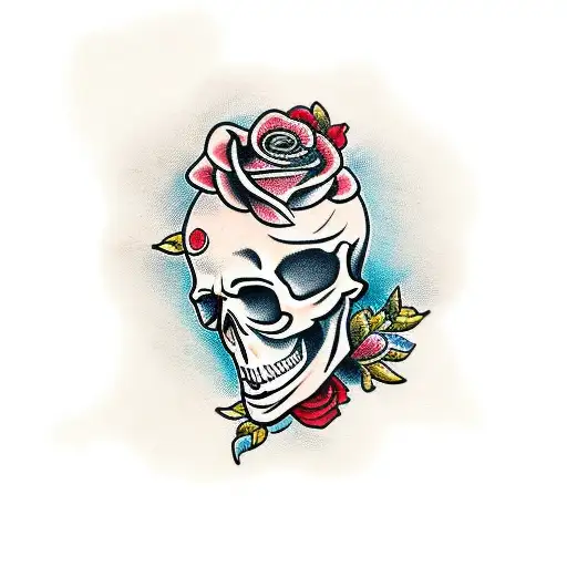 Skull And Roses