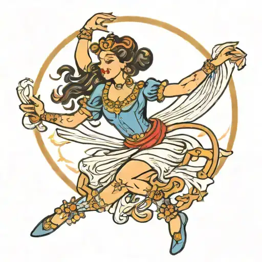 Elegant Dancer Leo Zodiac