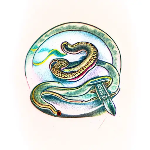 Dagger And Snake