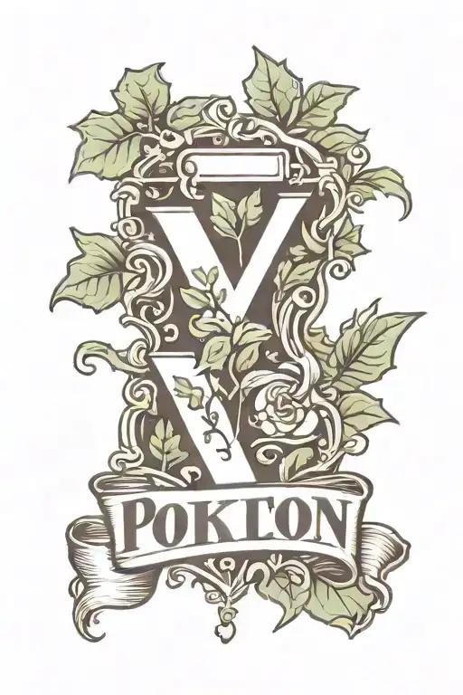 Name Ivy With Pokemon Inside Letters Ivy