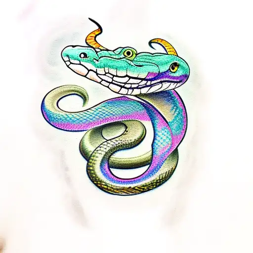 Snake With Joker Colors
