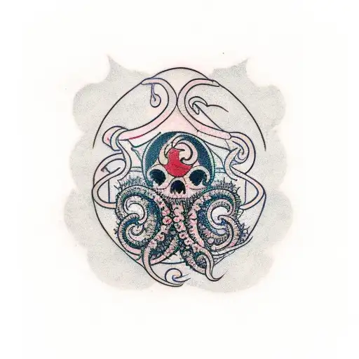 Red And Black Kraken