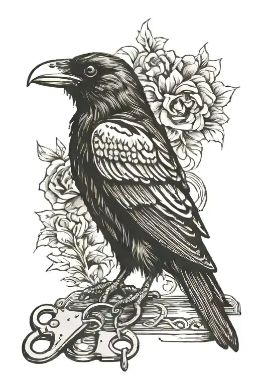 A Raven Holding Car Keys