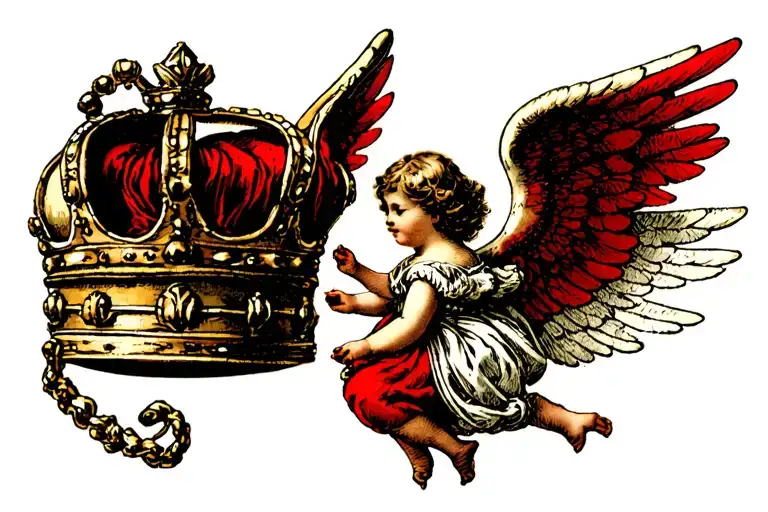 Crown In Honor Of Someone Who Died With A Little Angel