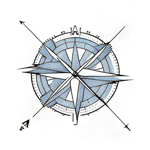 Arrow Clock Compass