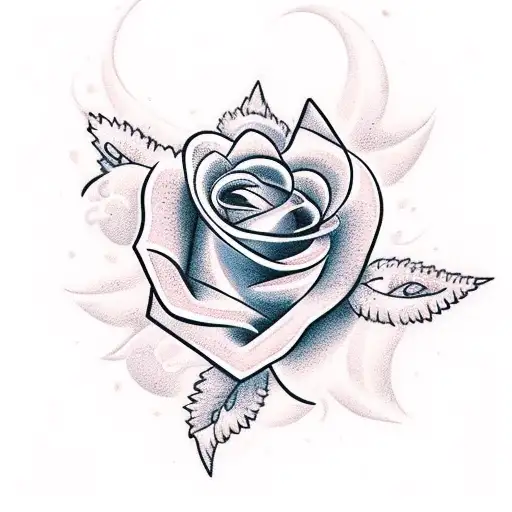 A Traditional Rose With A Hidden Letter 'Y'