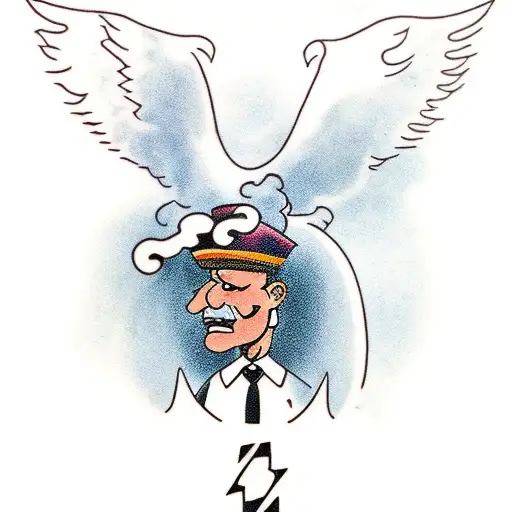 Guy Smoking A Joint In A Inner Tube