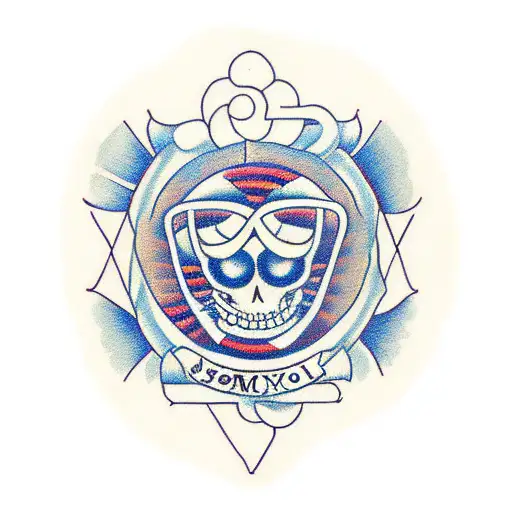 Semicolon With A Bravery Word