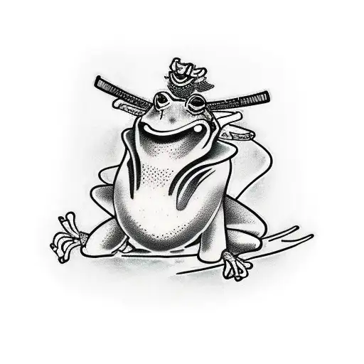 Samurai Frog