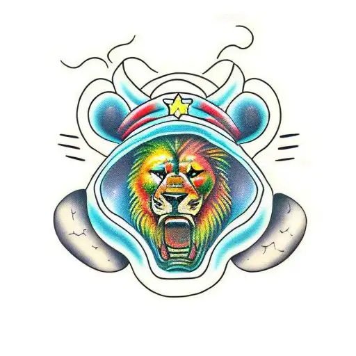 Alien Ufo Bear Lion