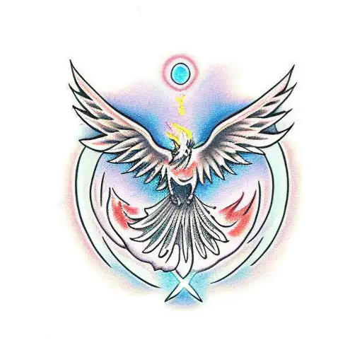 Phoenix Rising From Ash