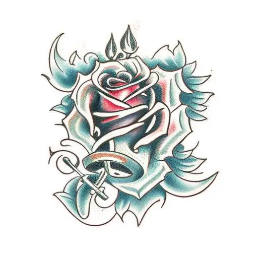 Rose And Skull
