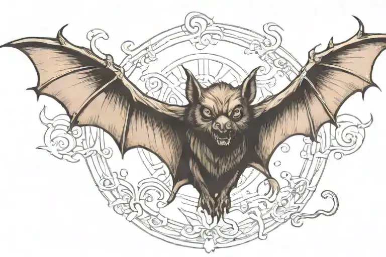 Vampire Bat Whole Body