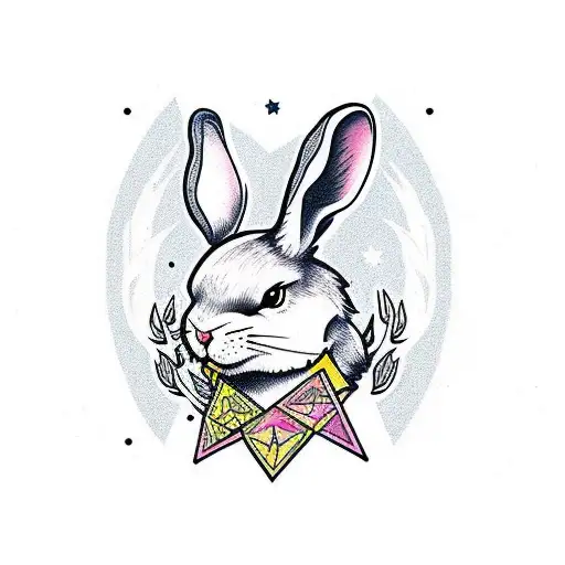 Conejo Con Remera Que Dice Teen Idol