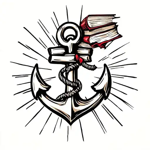 Anchor With Books