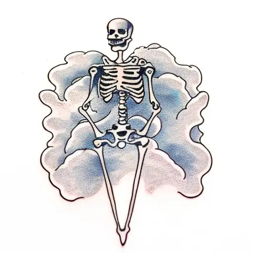 Surfing Skeleton