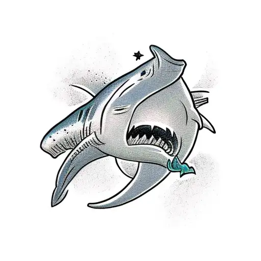 Hammerhead Shark Mermaid