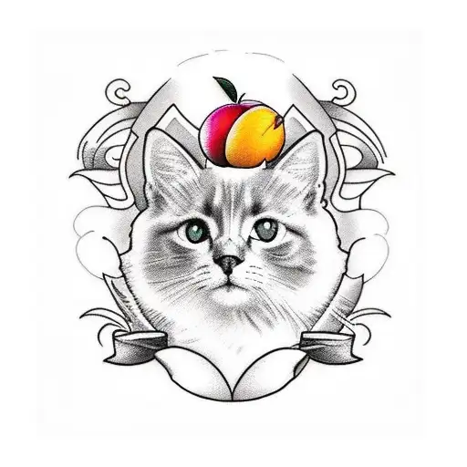 Black Cat Plus A Mango And Peach