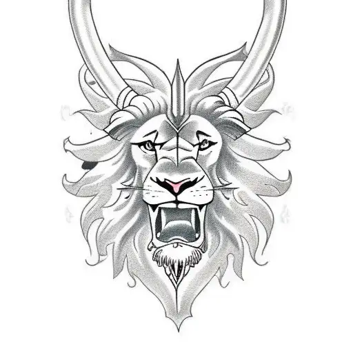Capricorn Lion Sword