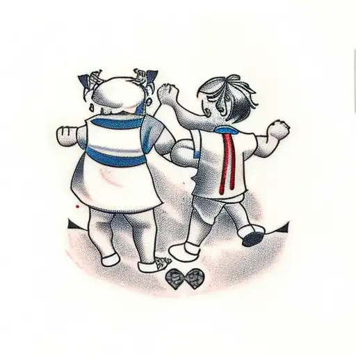 Couple Tattoo About Kids