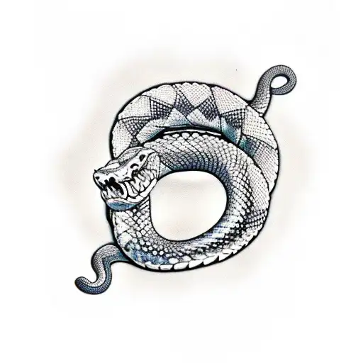 Diamond Back Rattlesnake Arm Wrap