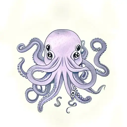 Octopus Holding Hourglass