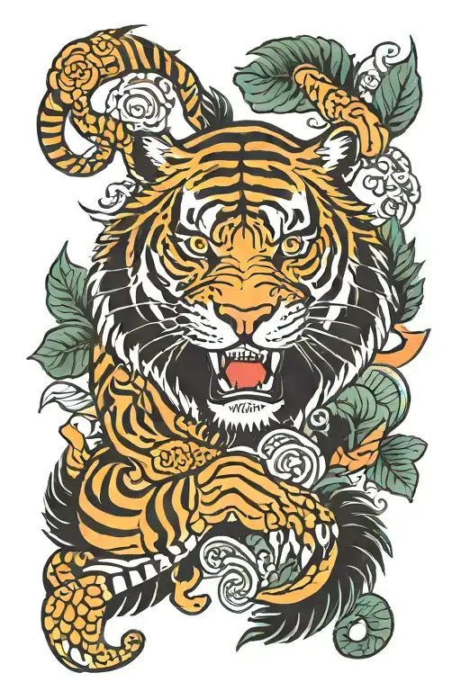 Pectoral Tiger Inspired