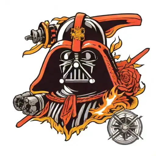 Firefighter Samurai Darth Vader