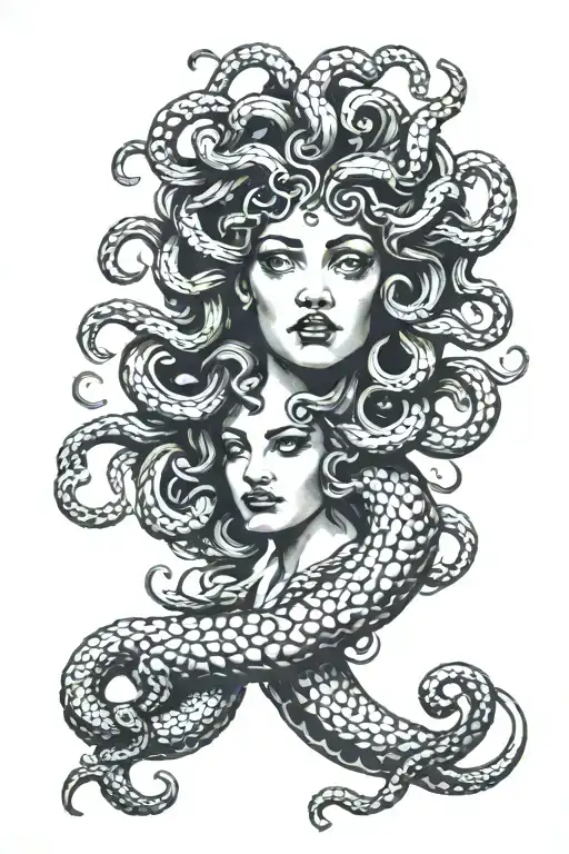Medusa Tattoo Design