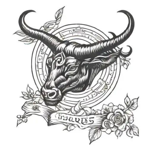 Taurus Zodiac Portrait
