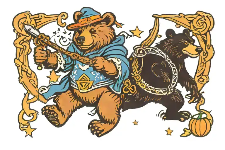 Bear And Witch