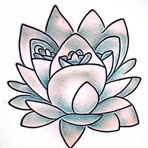 Pearl In A Lotus Flower